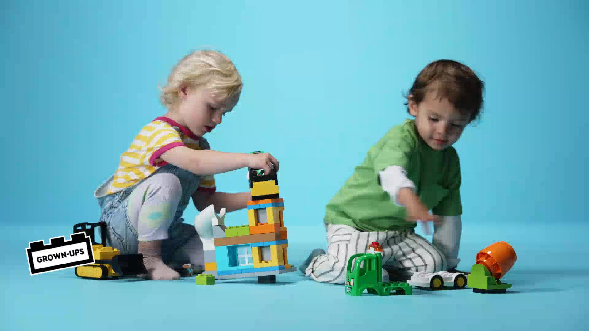 LEGO DUPLO Town 10990 Construction Site Building Toy Set (61 Pieces)