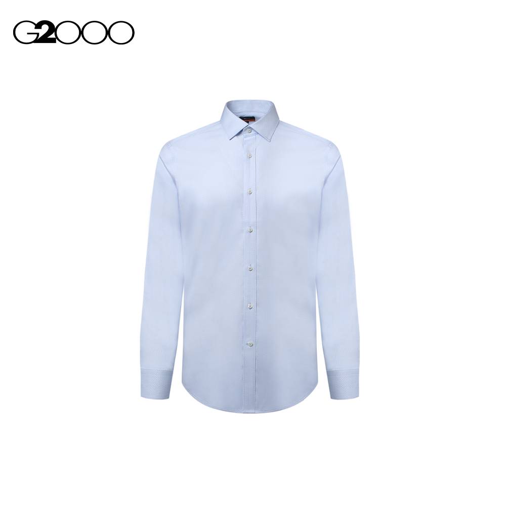 G2000 Men Steven Easy Care Stretch Long Sleeve Woven Shirt
