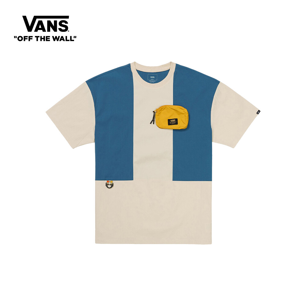 Vans Field Trip 3D Pocket Short Sleeve T-shirt Men BEIGE VN0008YJ2N11